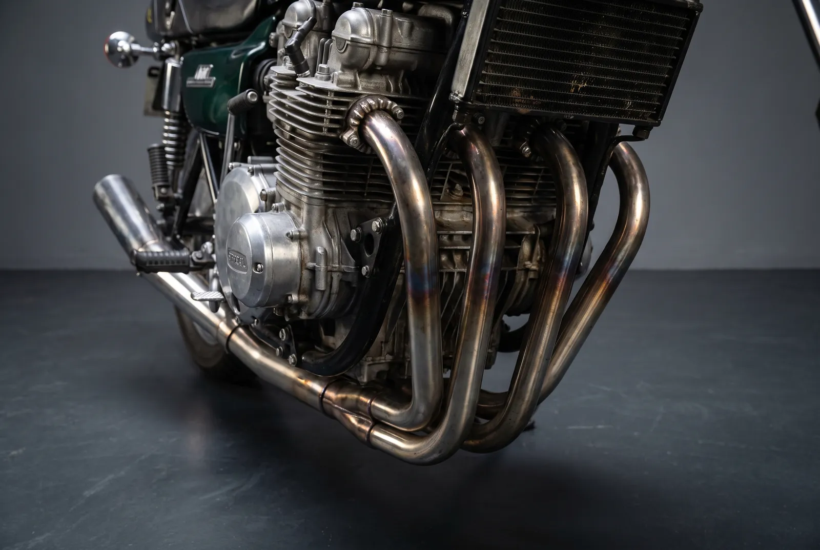 Detail van een Kawasaki